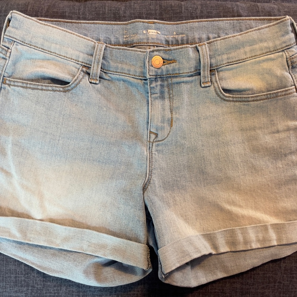 Old Navy Blue Jean Shorts Casual Cut-Off Style